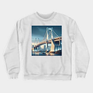 Tokyo Rainbow Bridge Crewneck Sweatshirt